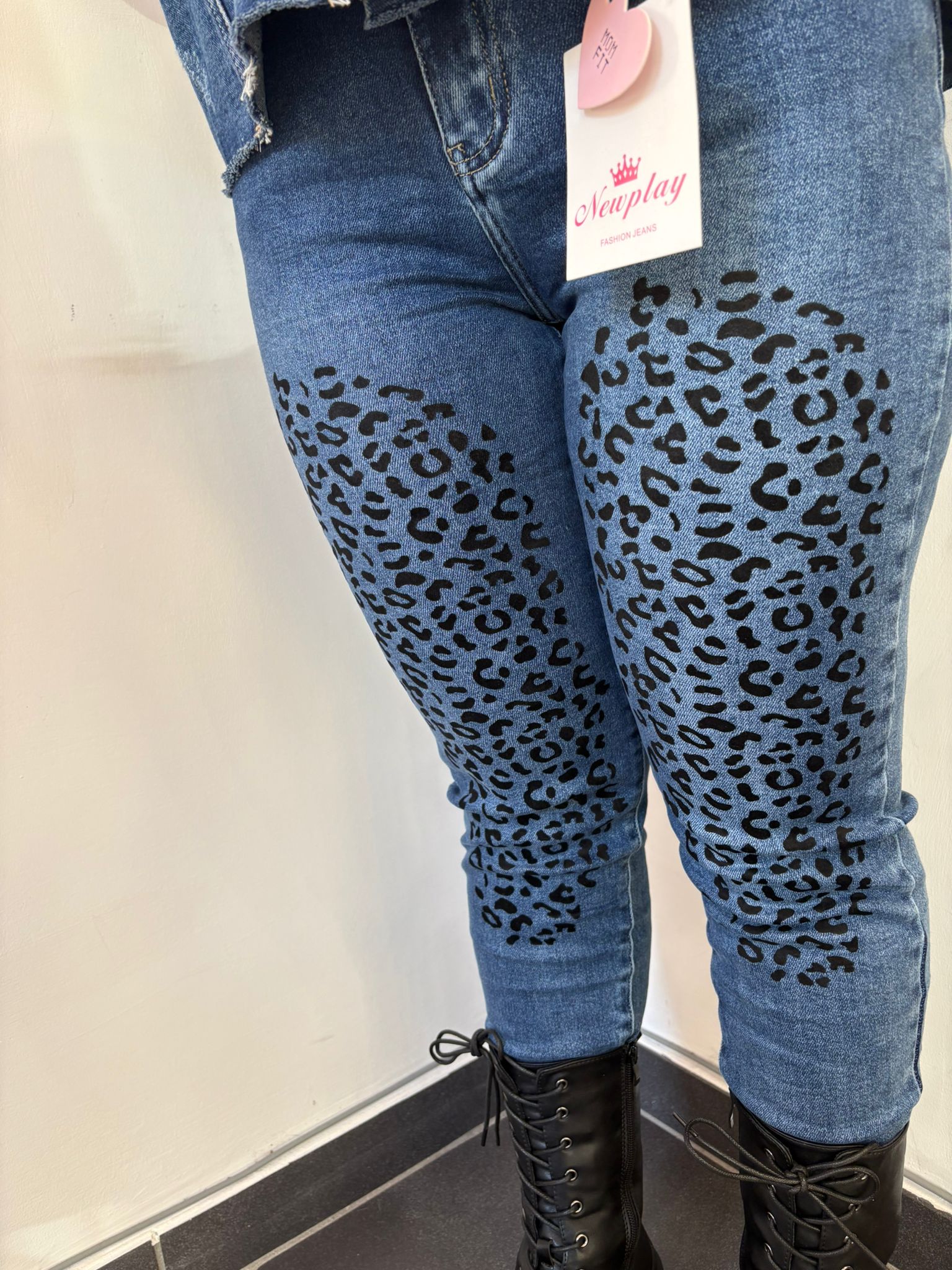 Cordinato Denim Animalier