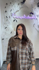 CAMICIA PELLE CURVY