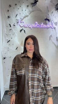 CAMICIA PELLE CURVY
