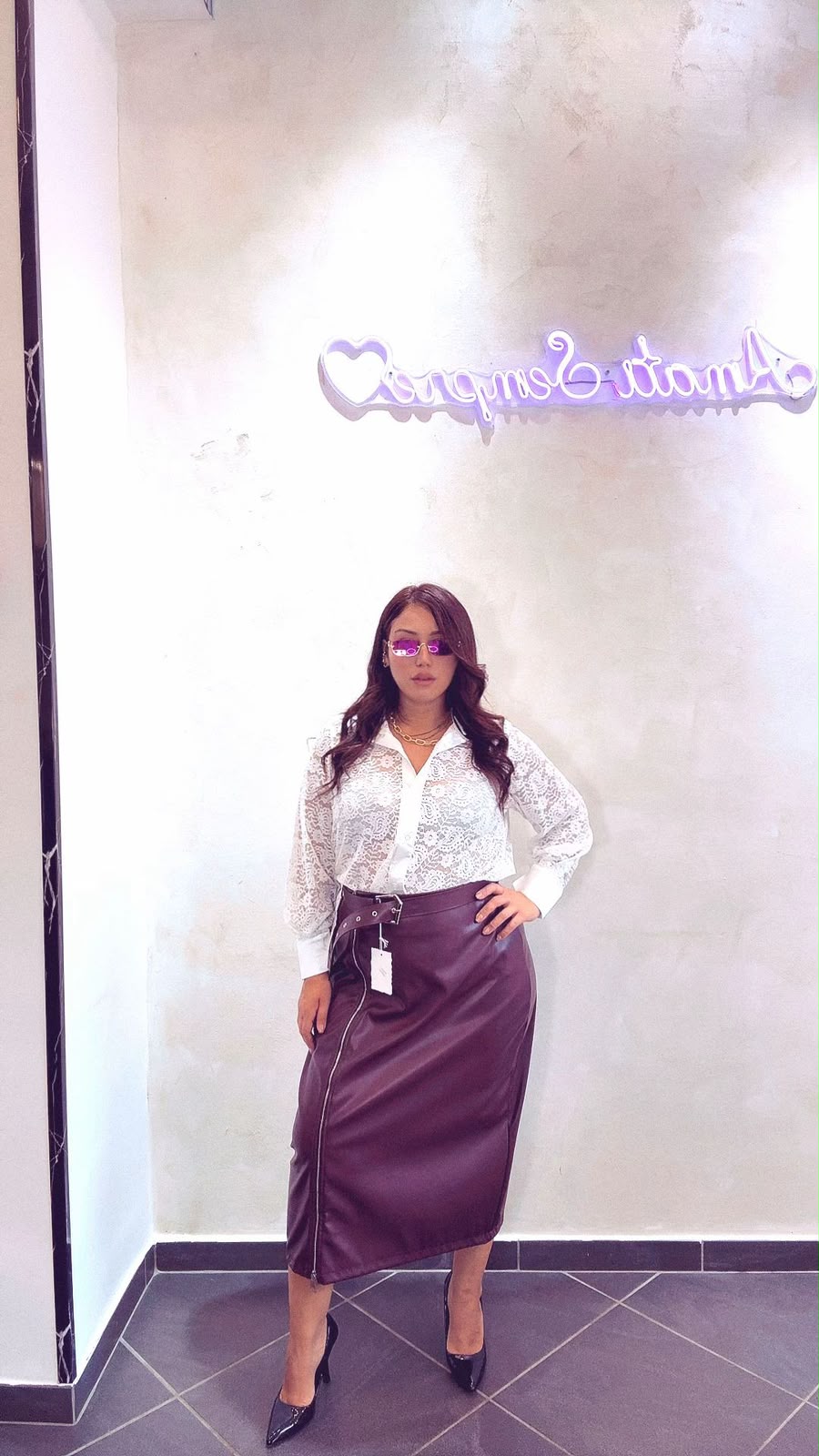 CAMICIA PIZZO CURVY