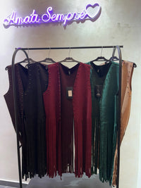 GILET FRANGE CURVY