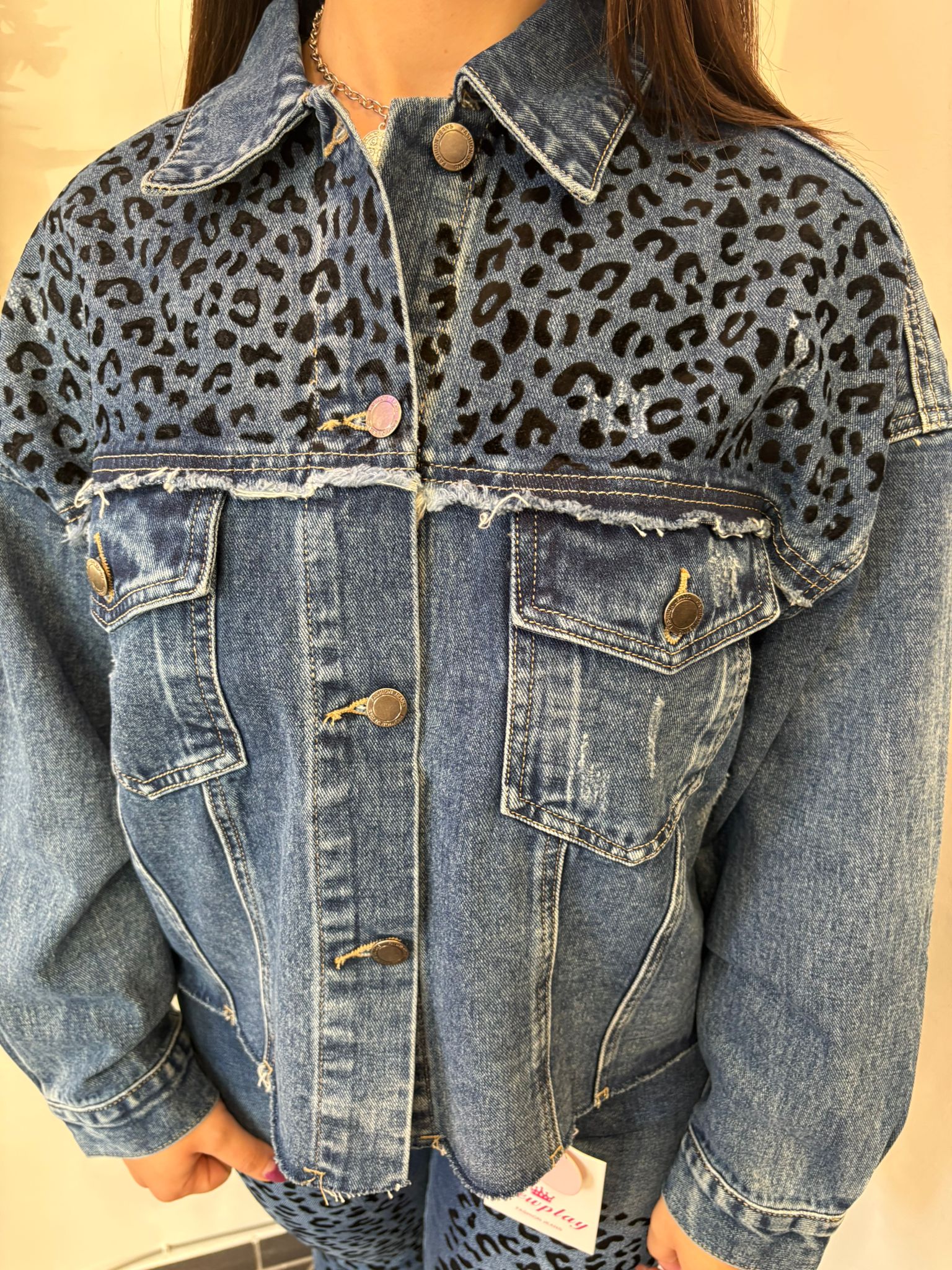 Cordinato Denim Animalier