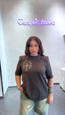 Maglia Croce Brillantinata