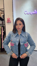 Giacca Corsetto in Denim