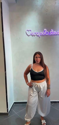 Pantalone  Satin Cropped