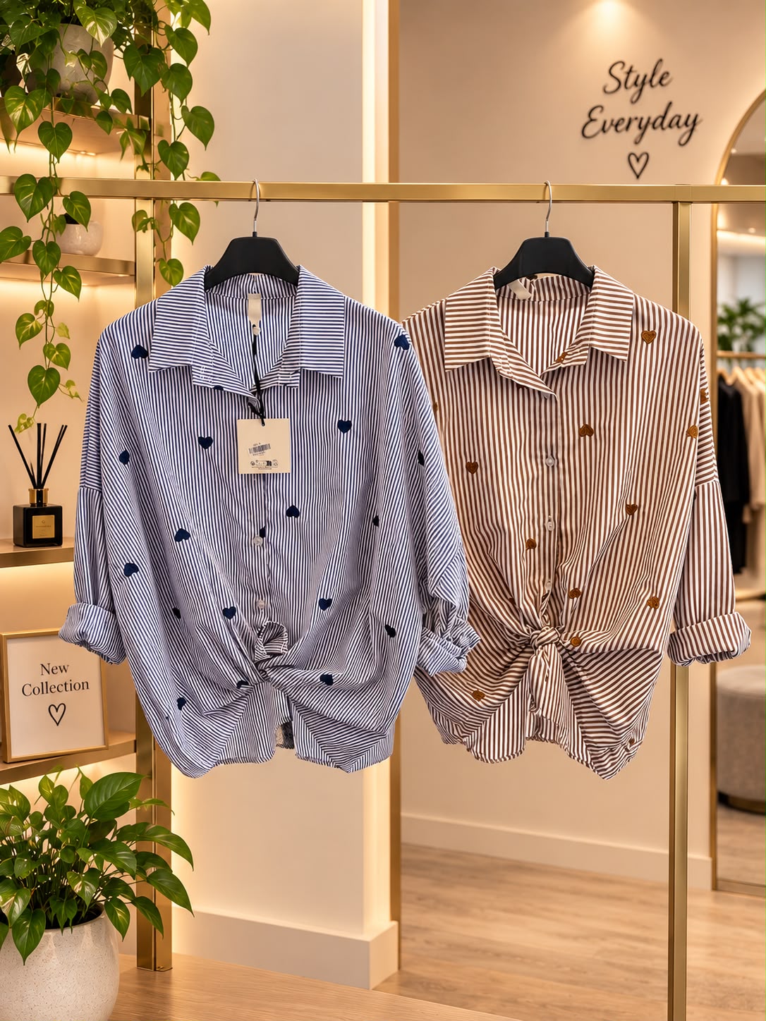 CAMICIA CUORI CURVY