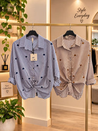 CAMICIA CUORI CURVY