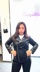 Giacca eco pelle Curvy