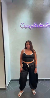 Pantalone  Satin Cropped